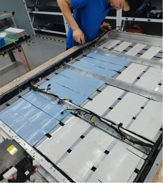 电池模组与箱体处理